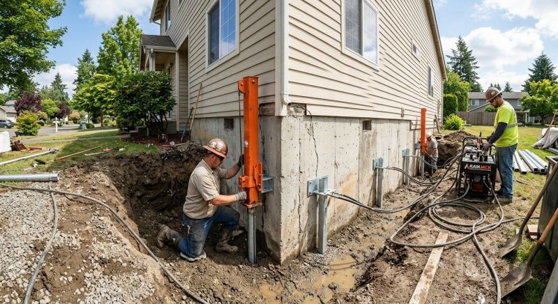 Sinking Foundation Repair in Leechburg, PA