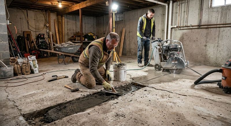 Slab Foundation Repair in Wexford, PA