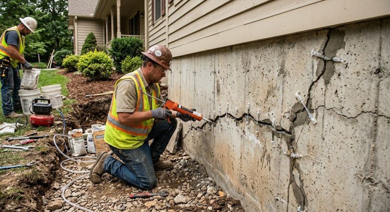 Structural Crack Repair in Wexford, PA
