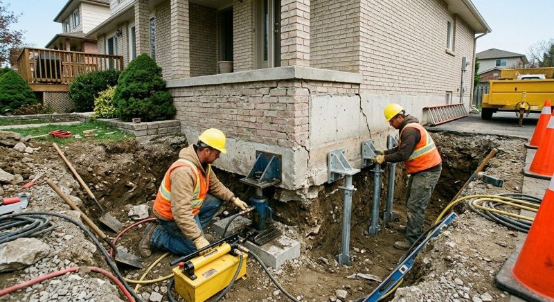 Structural Foundation Repair in Ambridge, PA