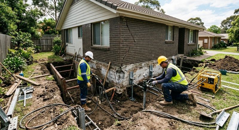 Structural Foundation Repair in Burgettstown, PA