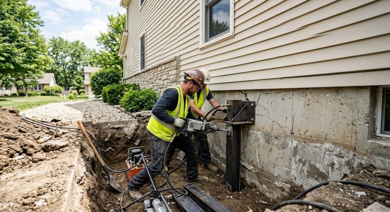 Structural Foundation Repair in Ellwood City, PA