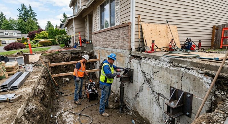 Structural Foundation Repair in Monroeville, PA