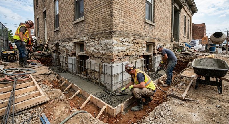 Structural Underpinning in Wexford, PA