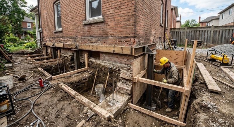 Underpinning Repair in Wexford, PA